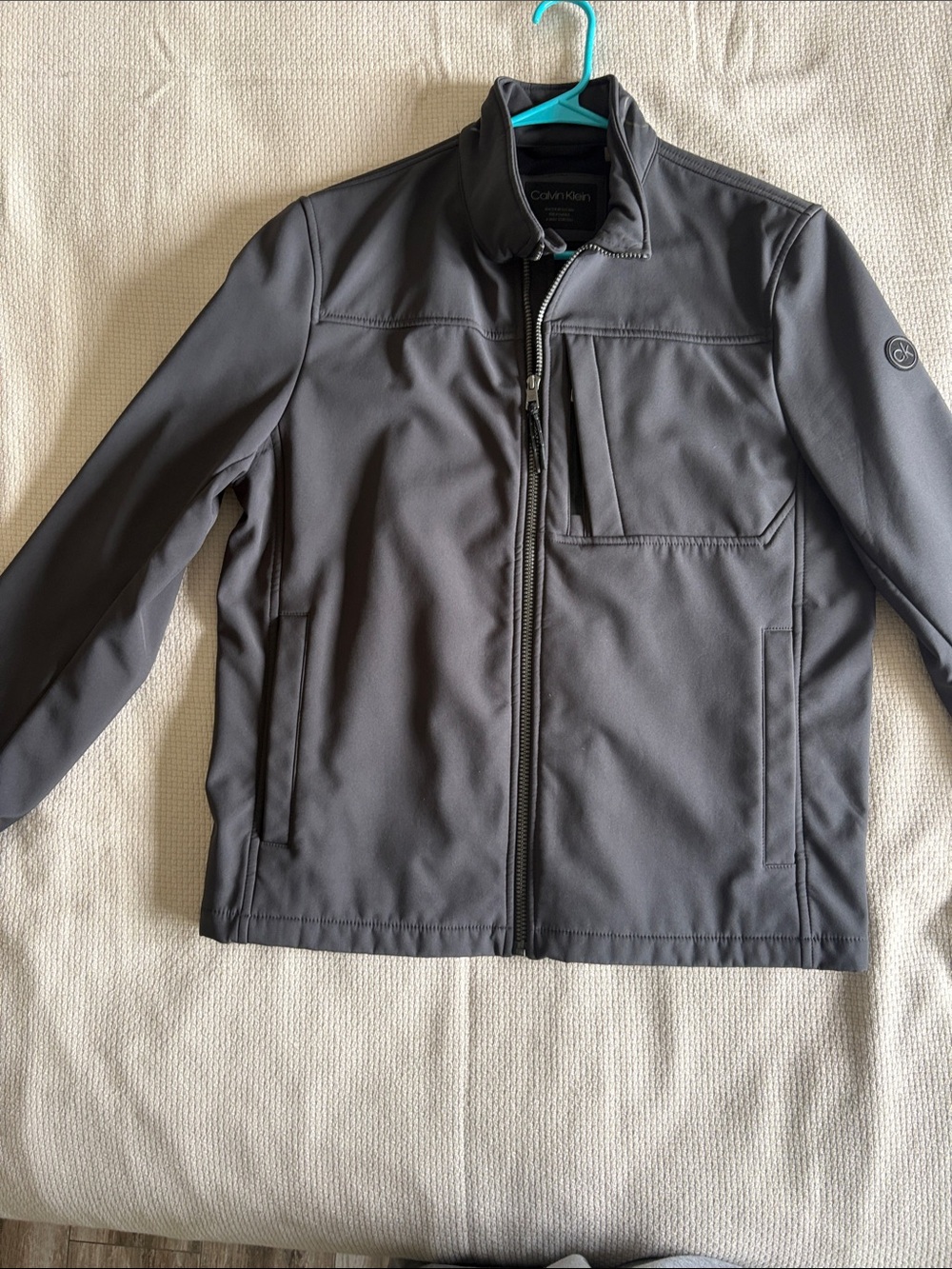 Calvin Klein Dark Gray Lightweight Softshell Jacket